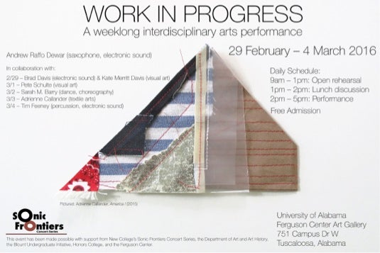 UA’s Sonic Frontiers Series Presents Five Days of Collaborative Art Performances