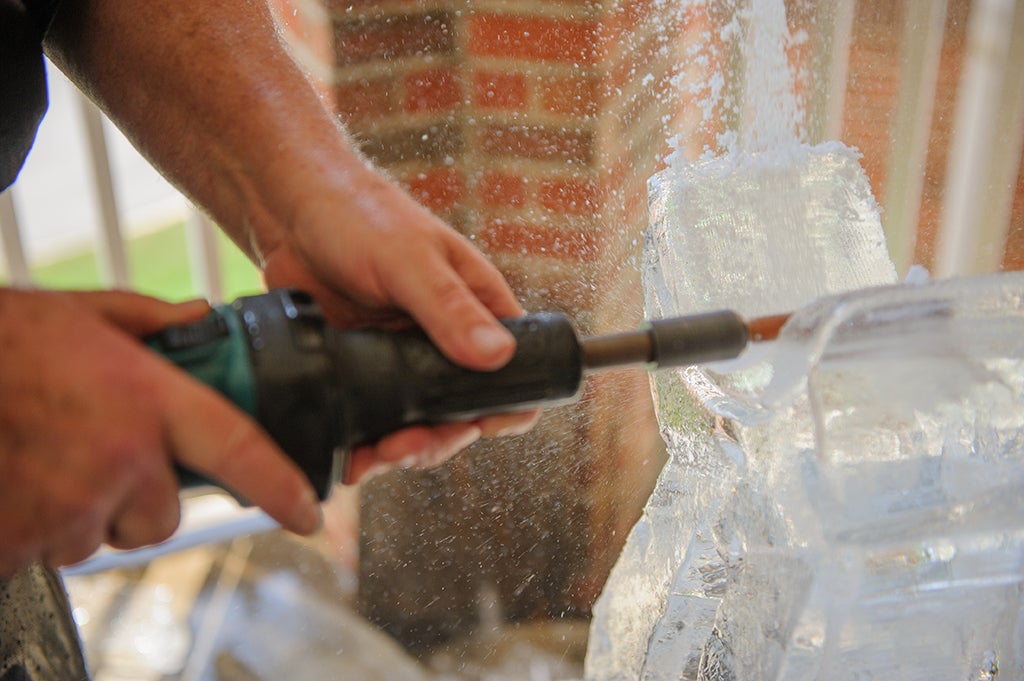 “Script A” Ice Sculpture