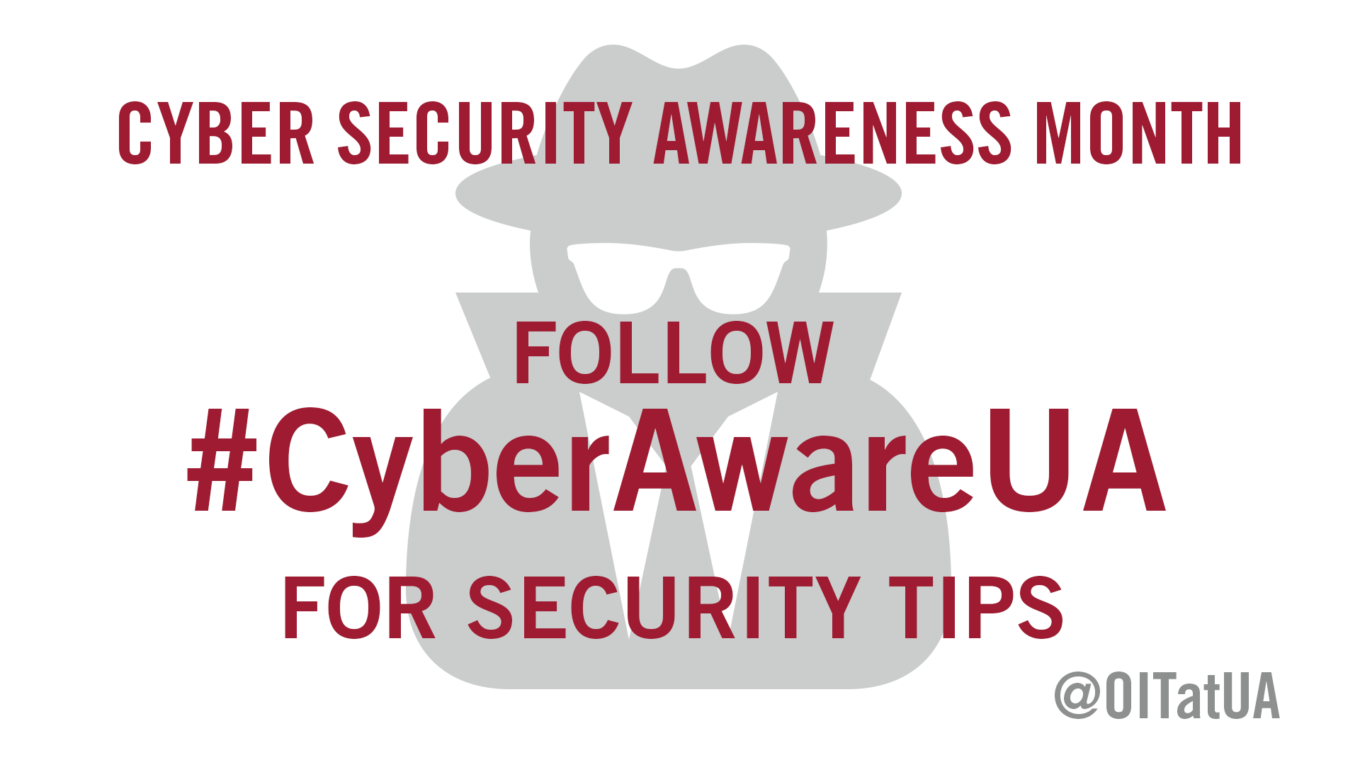 October is Cyber Security Awareness Month