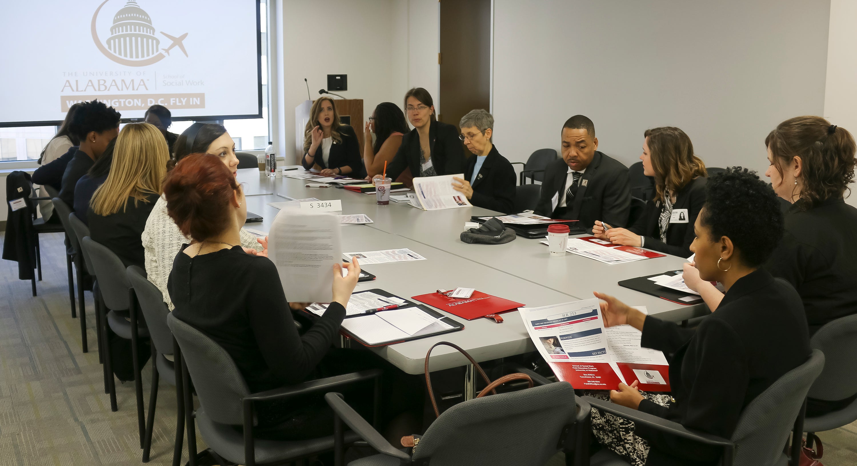 Advocacy on ‘The Hill’: UA Social Work Students Push for Legislation