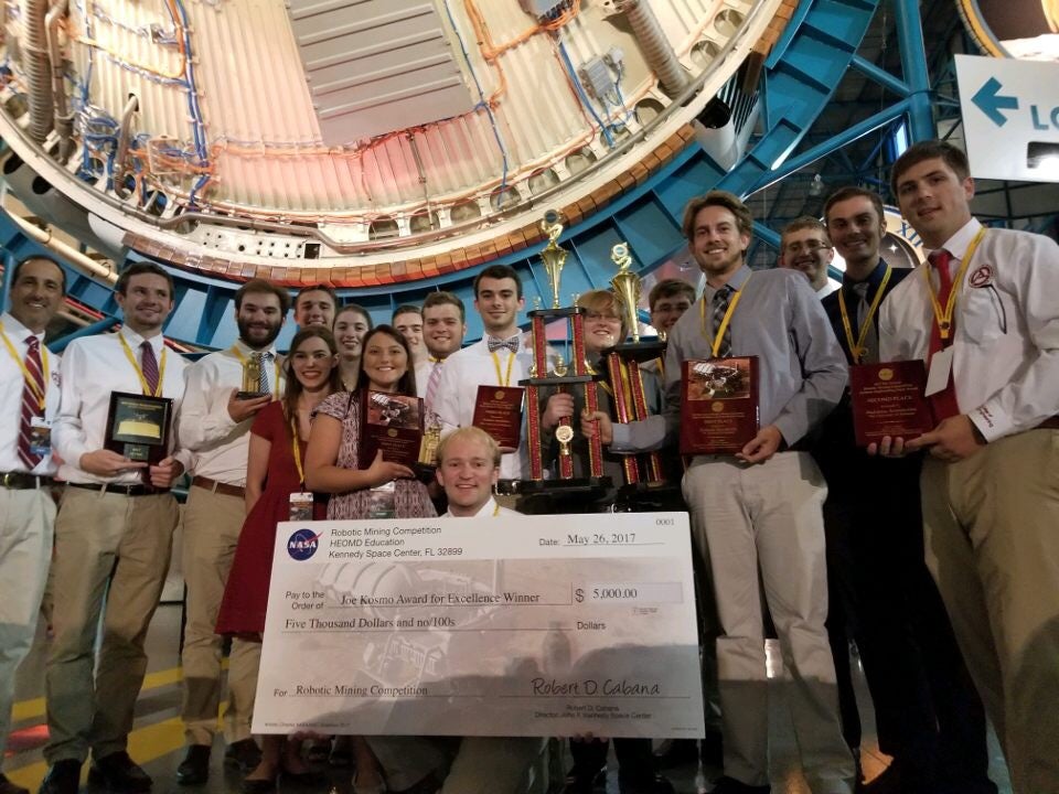 A Three-peat for UA Robotics Team at NASA Contest