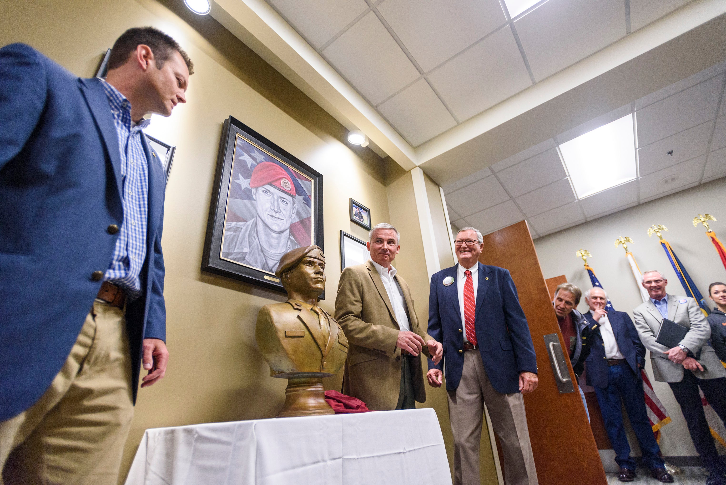 UA Alumnus, Late Air Force Vet Honored with Bronzed Memorial