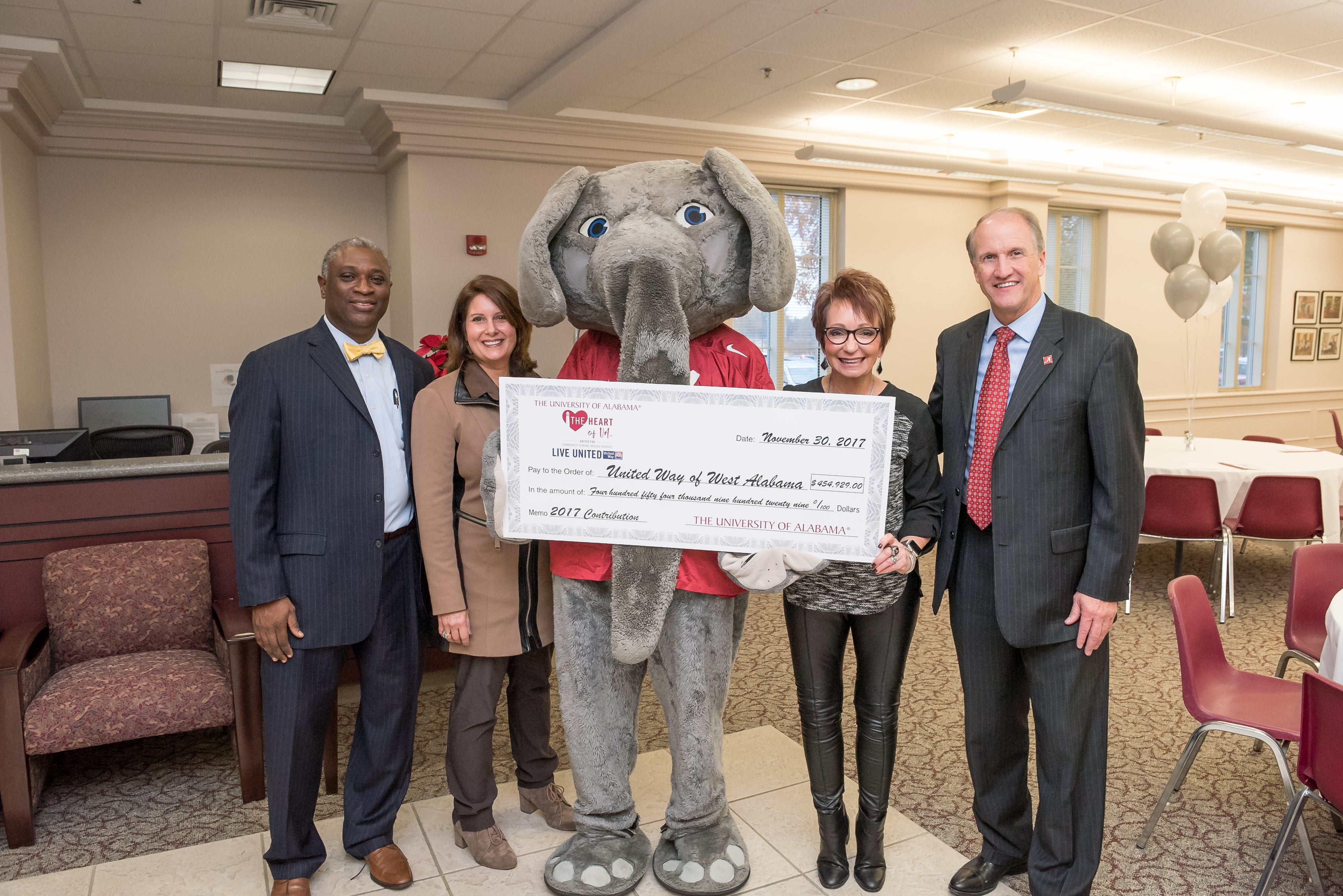 UA Surpasses Goal in 2017 United Way Campaign